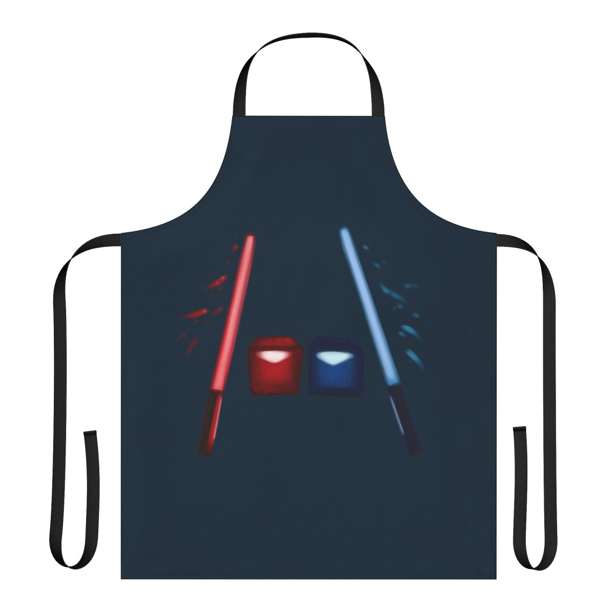 Artsy and stylish custom-designed Beat Saber apron for VR gaming enthusiasts