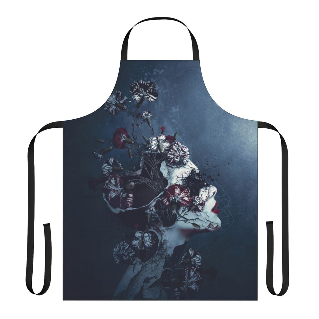 Stylish and unique floral apron for day-to-night wear