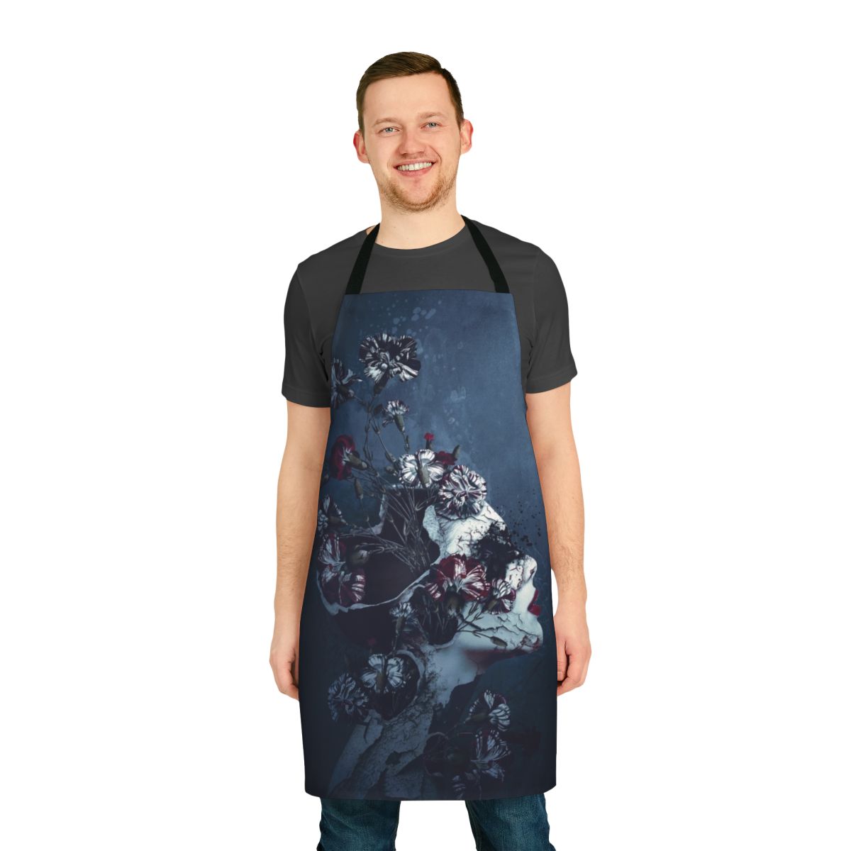 Stylish and unique floral apron for day-to-night wear