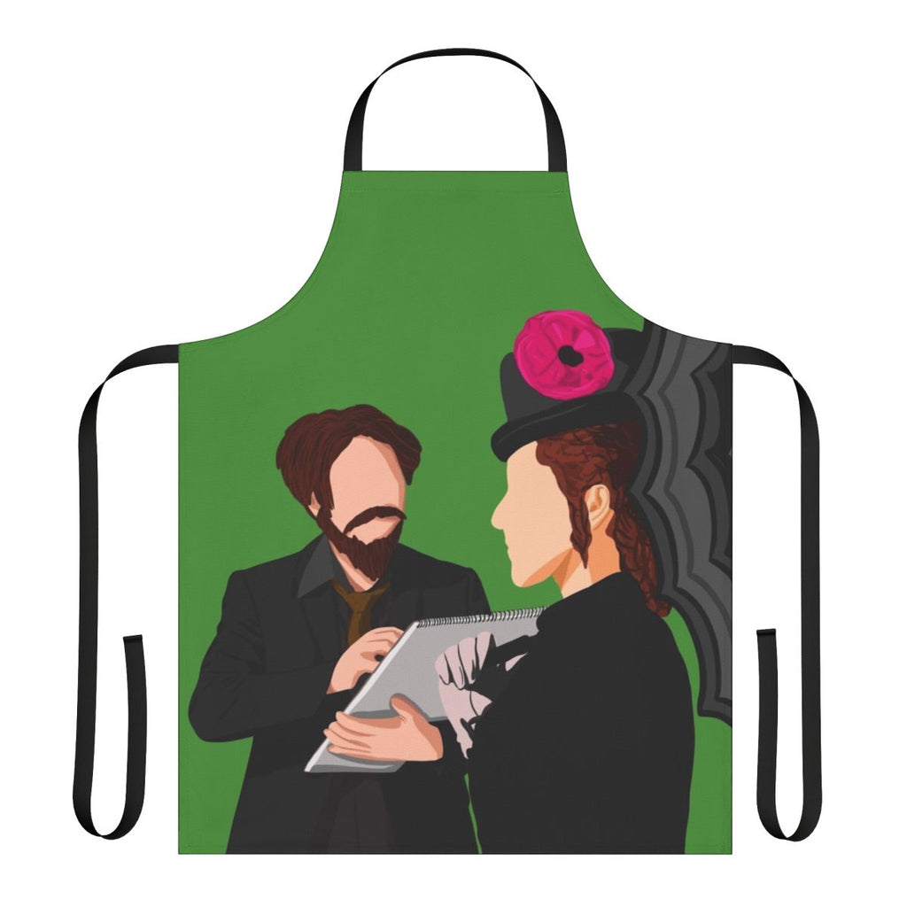 Painting dot apron inspired by the musical "Sunday in the Park with George"