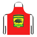 Asante Kotoko inspired apron featuring the club's iconic porcupine symbol and colors