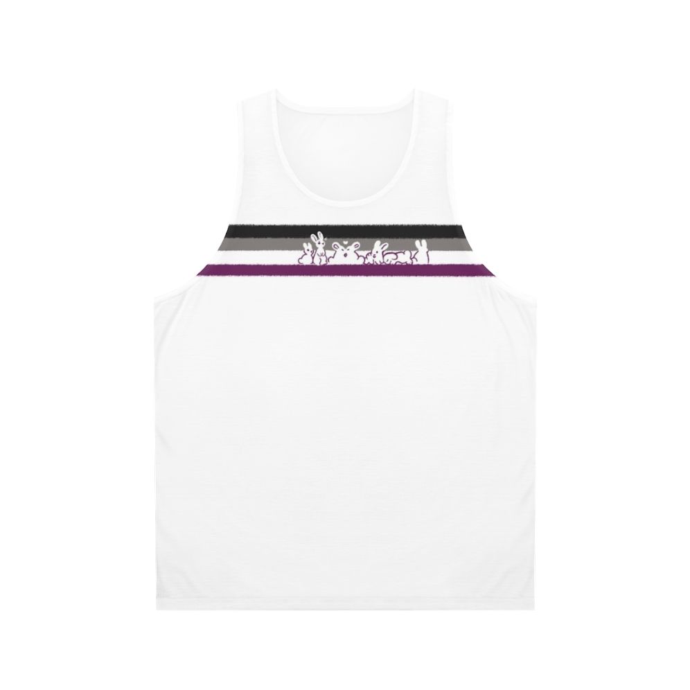 Asexual Pride Rabbits Unisex Tank Top
