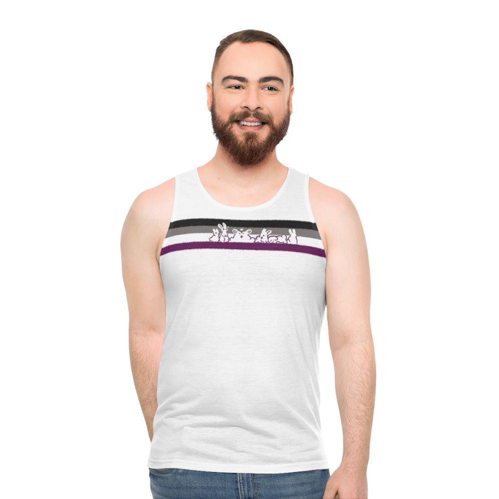 Asexual Pride Rabbits Unisex Tank Top