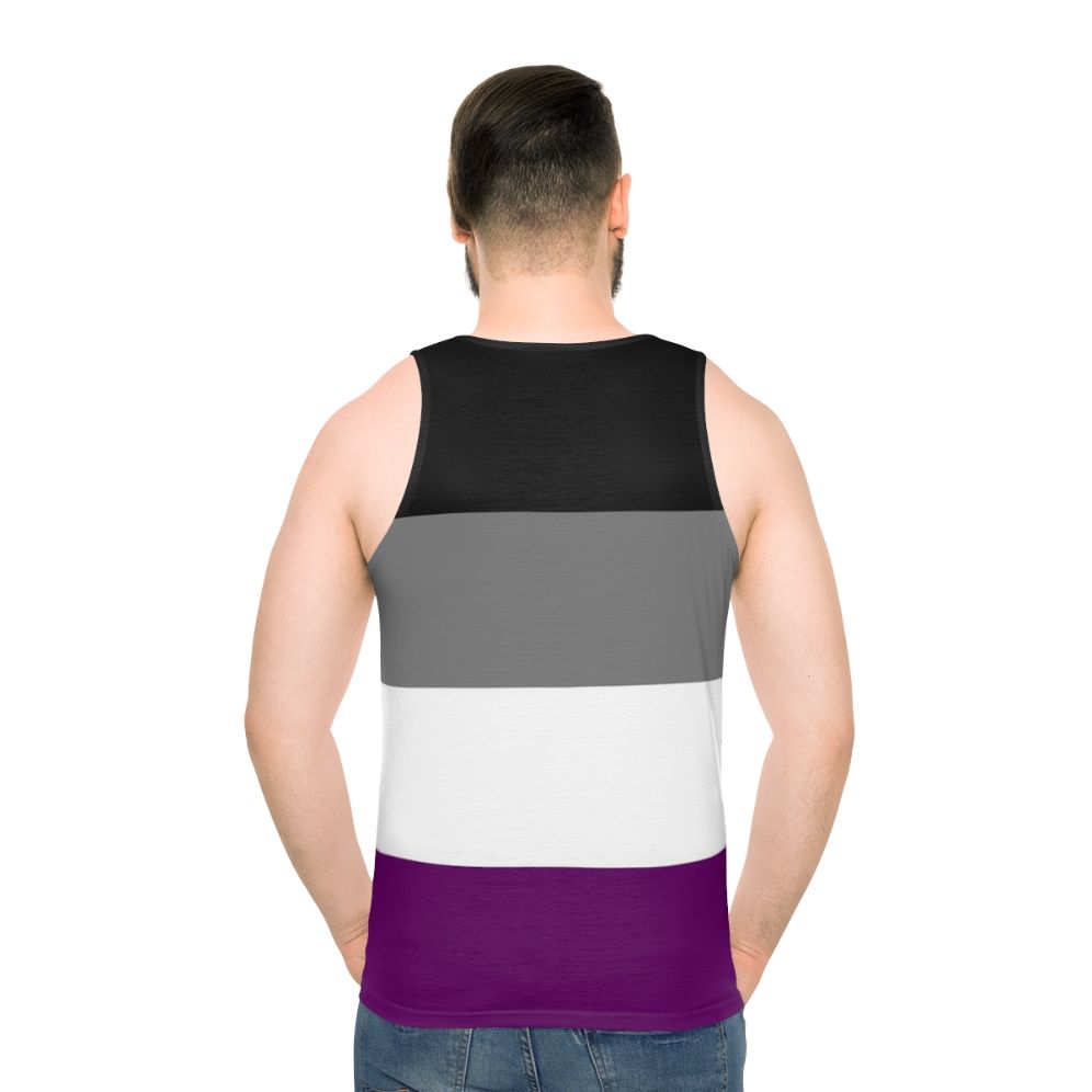 Unisex asexual pride flag tank top