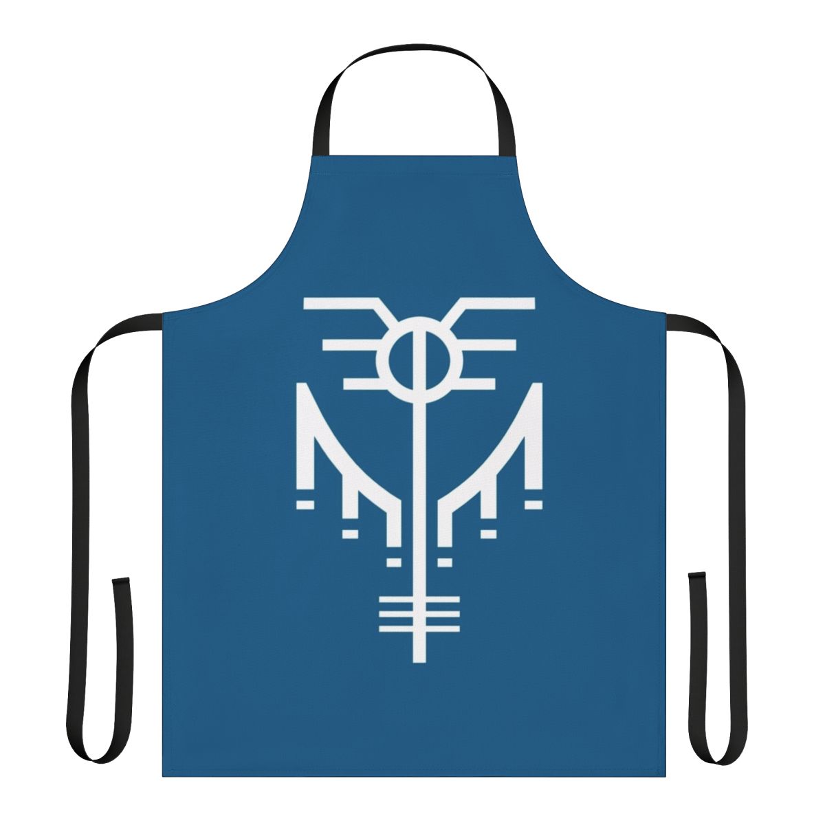 Asgardian Warrior Woman Insignia Apron with Norse Mythology Design