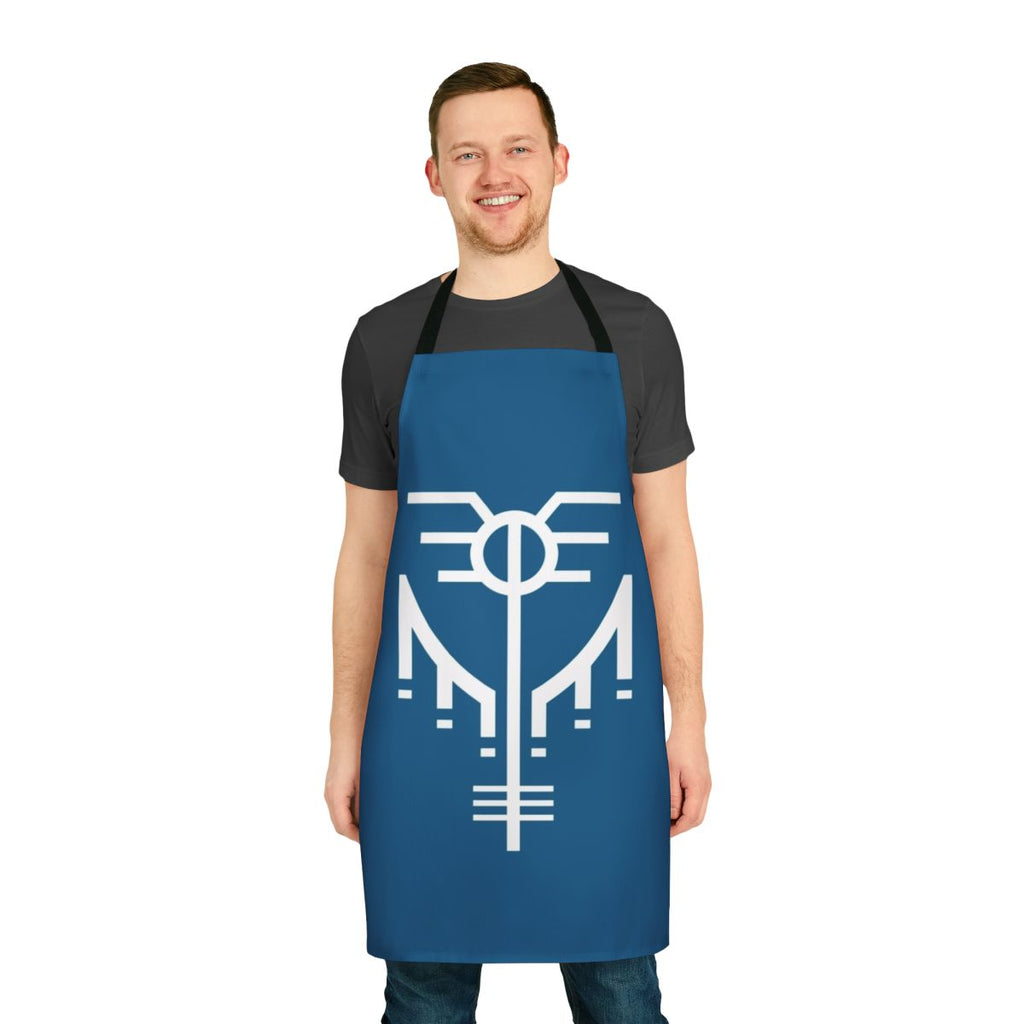 Asgardian Warrior Woman Insignia Apron with Norse Mythology Design