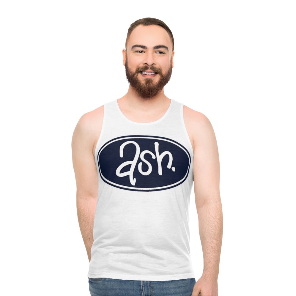 Ash band logo unisex tank top