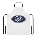 Ash-inspired band logo printed on an apron for music fans