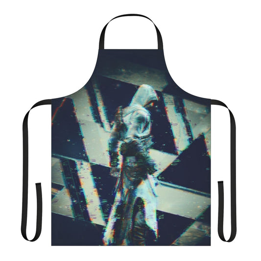 Assassin-Inspired Glitch Apron for Gamers and Anime Fans