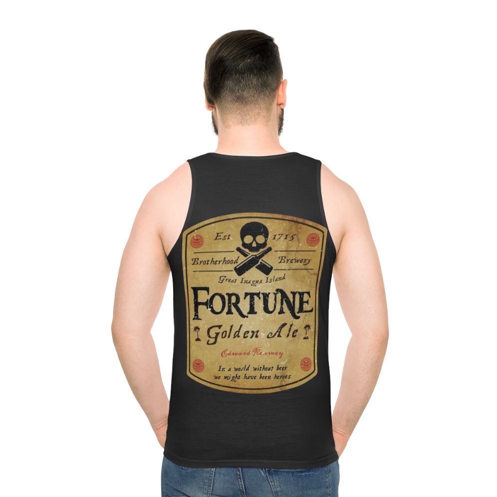 Assassins Creed inspired unisex tank top with beer label design