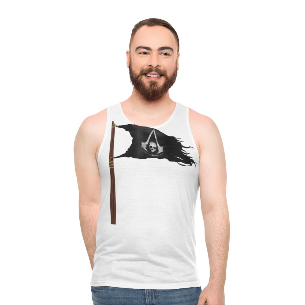 Assassin's Creed Black Flag Pirate Flag Unisex Tank Top