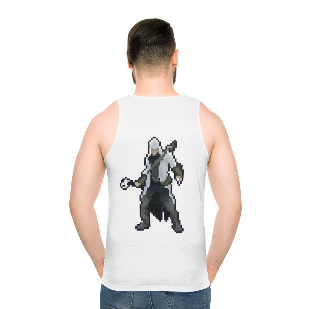 Assassin's Creed Connor Kenway Pixel Art Retro Unisex Tank Top