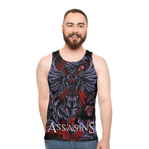 Assassin's Creed dark art unisex tank top