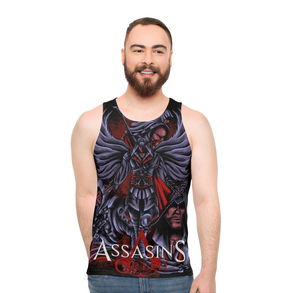 Assassin's Creed dark art unisex tank top