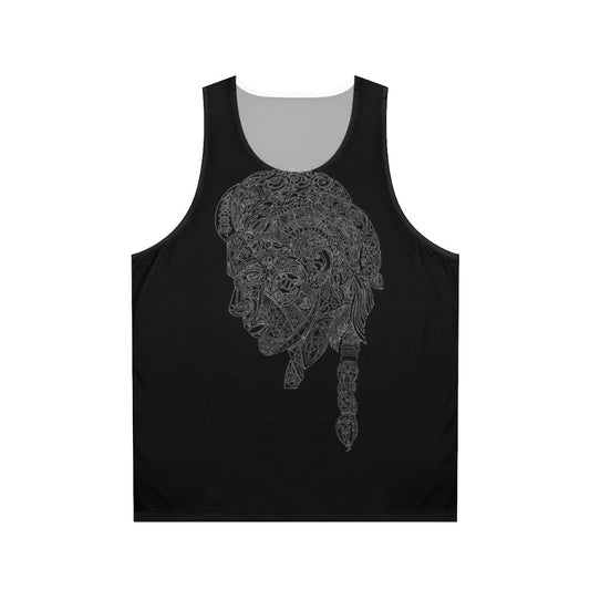 Assassins Creed Eivor Celtic Portrait Unisex Tank Top