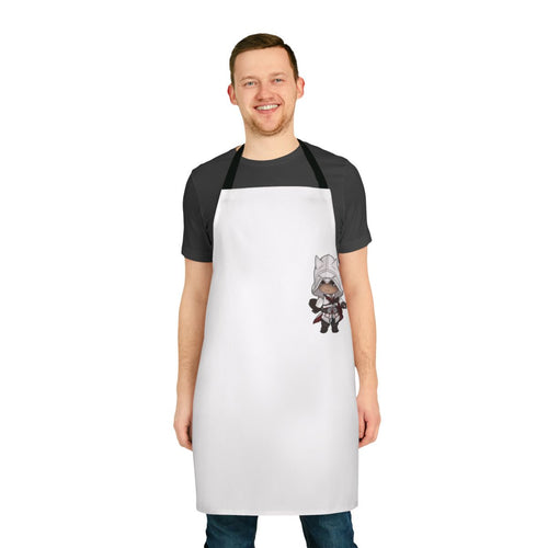 Assassins Creed Ezio Auditore inspired cooking apron with character artwork