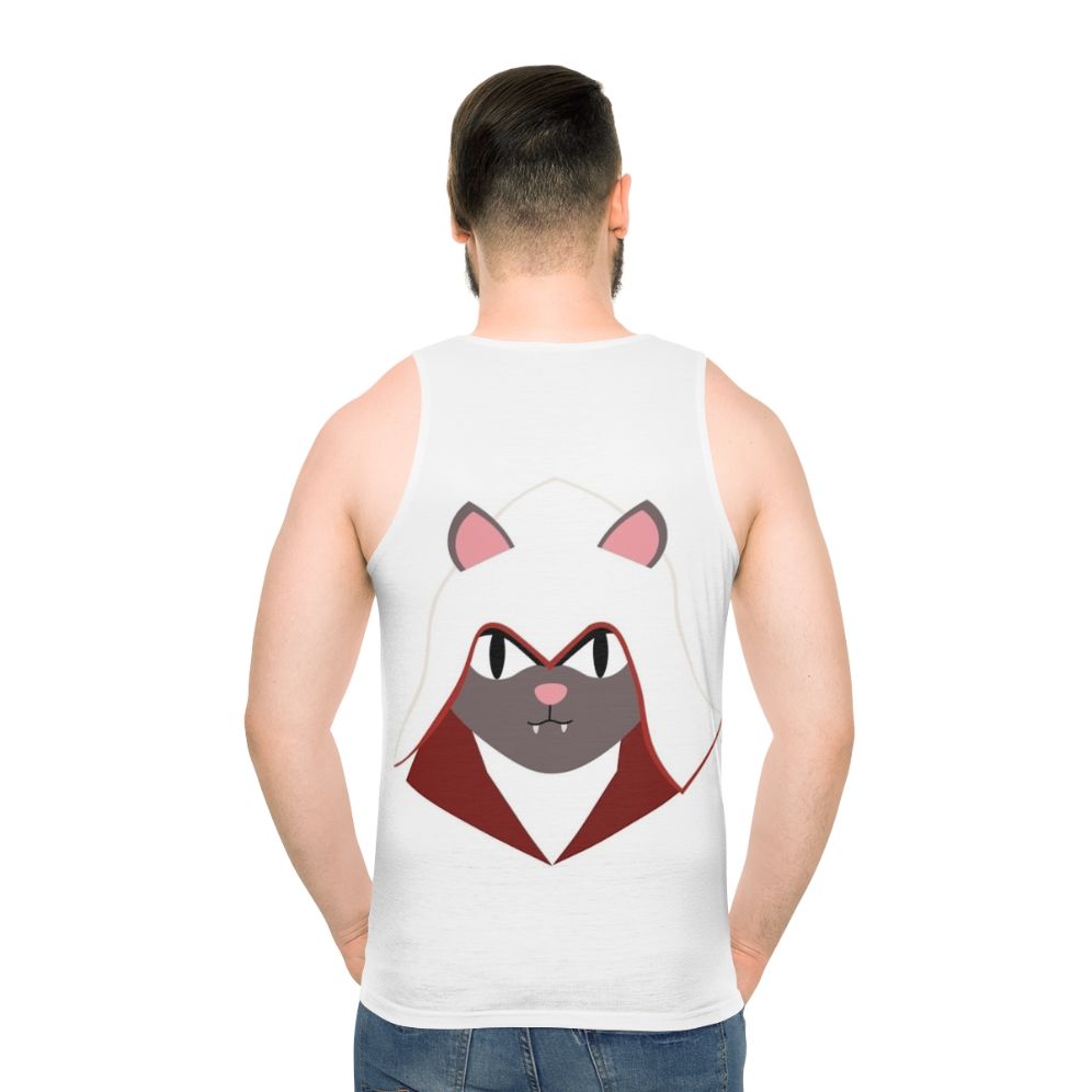 Assassin's Creed Ezio Cat Graphic Unisex Tank Top