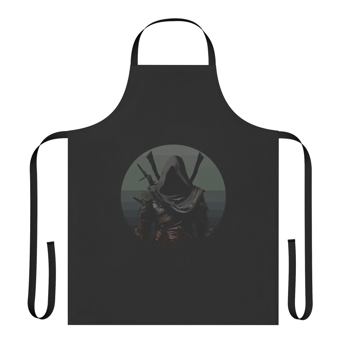 Assassins Creed inspired apron with fan art design