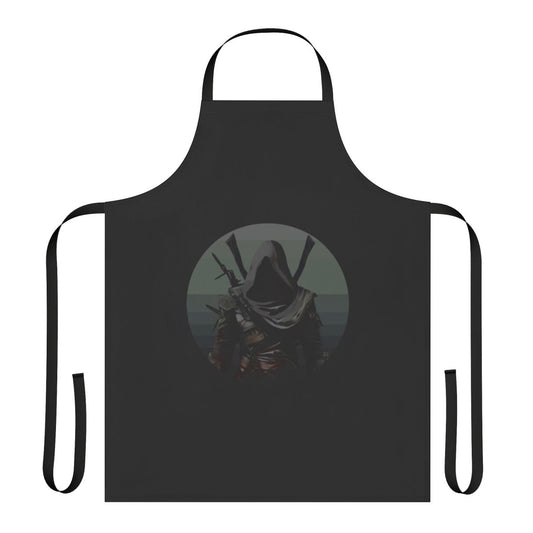 Assassins Creed inspired apron with fan art design
