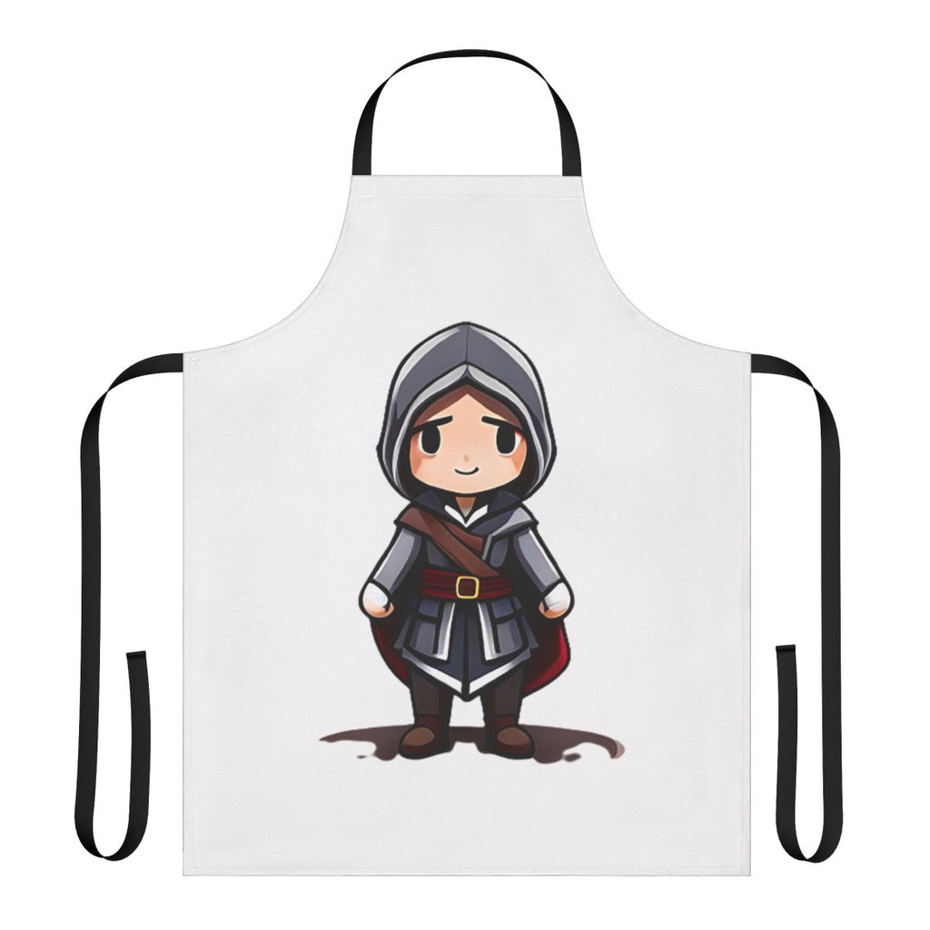 Assassins Creed inspired apron with a stylish and playful design