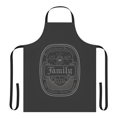 Assassin's Creed inspired apron with beer label design