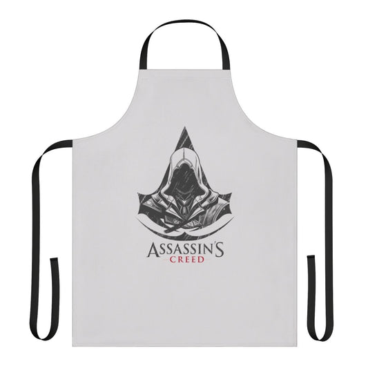 Assassins Creed inspired apron featuring a character design