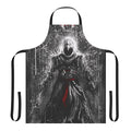 Assassin's Creed inspired apron with sword, blade, and fantasy elements