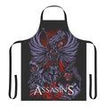 Assassins Creed inspired dark art apron with Nordic and fantasy design elements