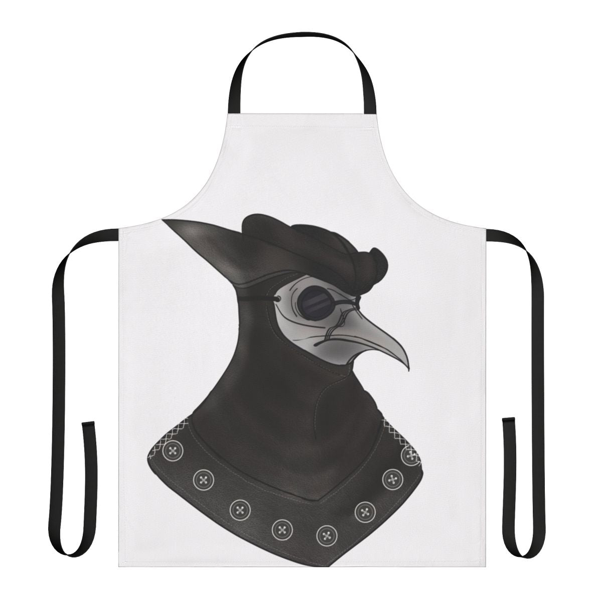Assassin's Creed inspired Doctor Malfatto costume apron featuring the iconic character design