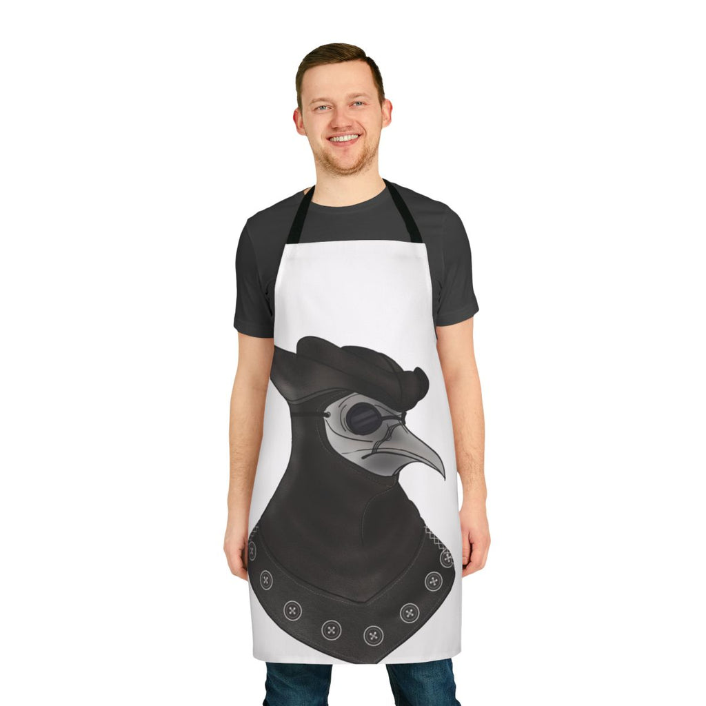 Assassin's Creed inspired Doctor Malfatto costume apron featuring the iconic character design