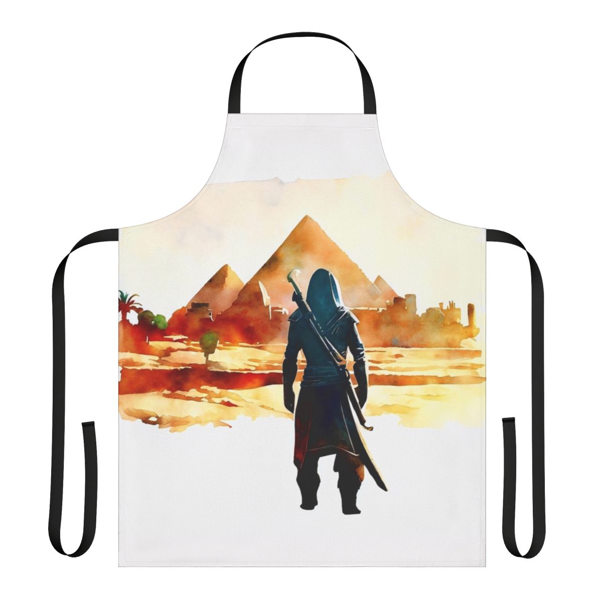 Assassins Creed inspired apron with Egypt-themed design