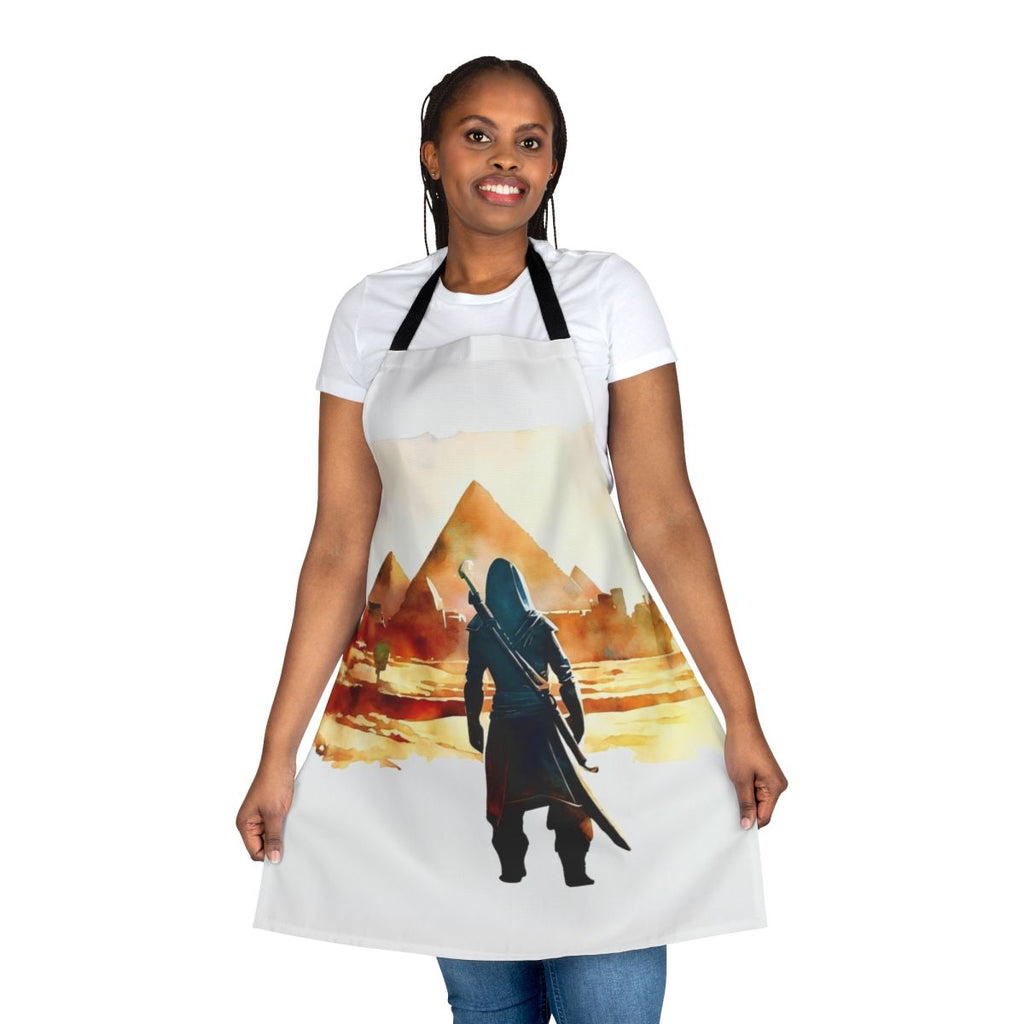 Assassins Creed inspired apron with Egypt-themed design