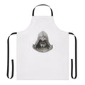 Assassin's Creed inspired apron featuring the iconic Ezio Auditore da Firenze character