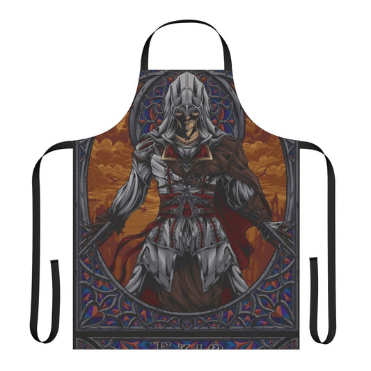 Assassins Creed inspired apron featuring the character Ezio