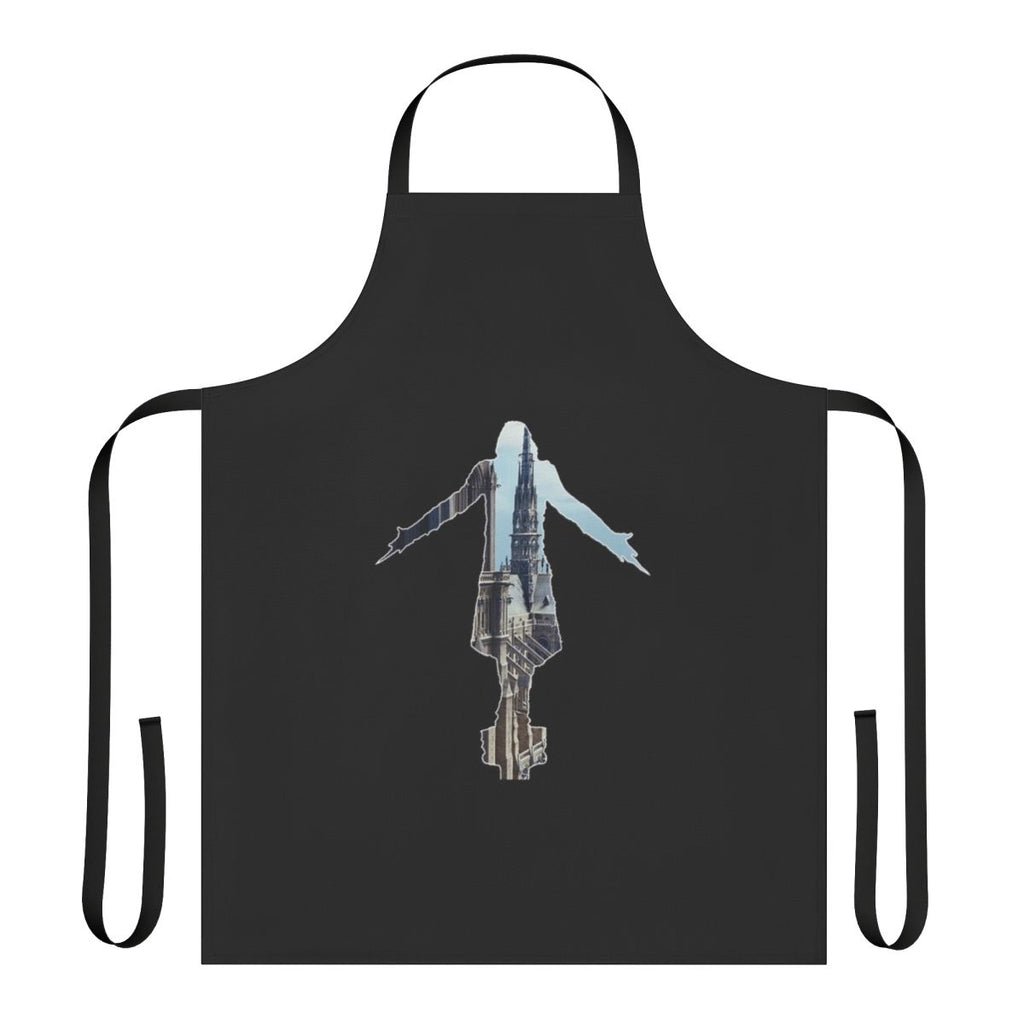 Assassins Creed-themed apron with game-inspired design