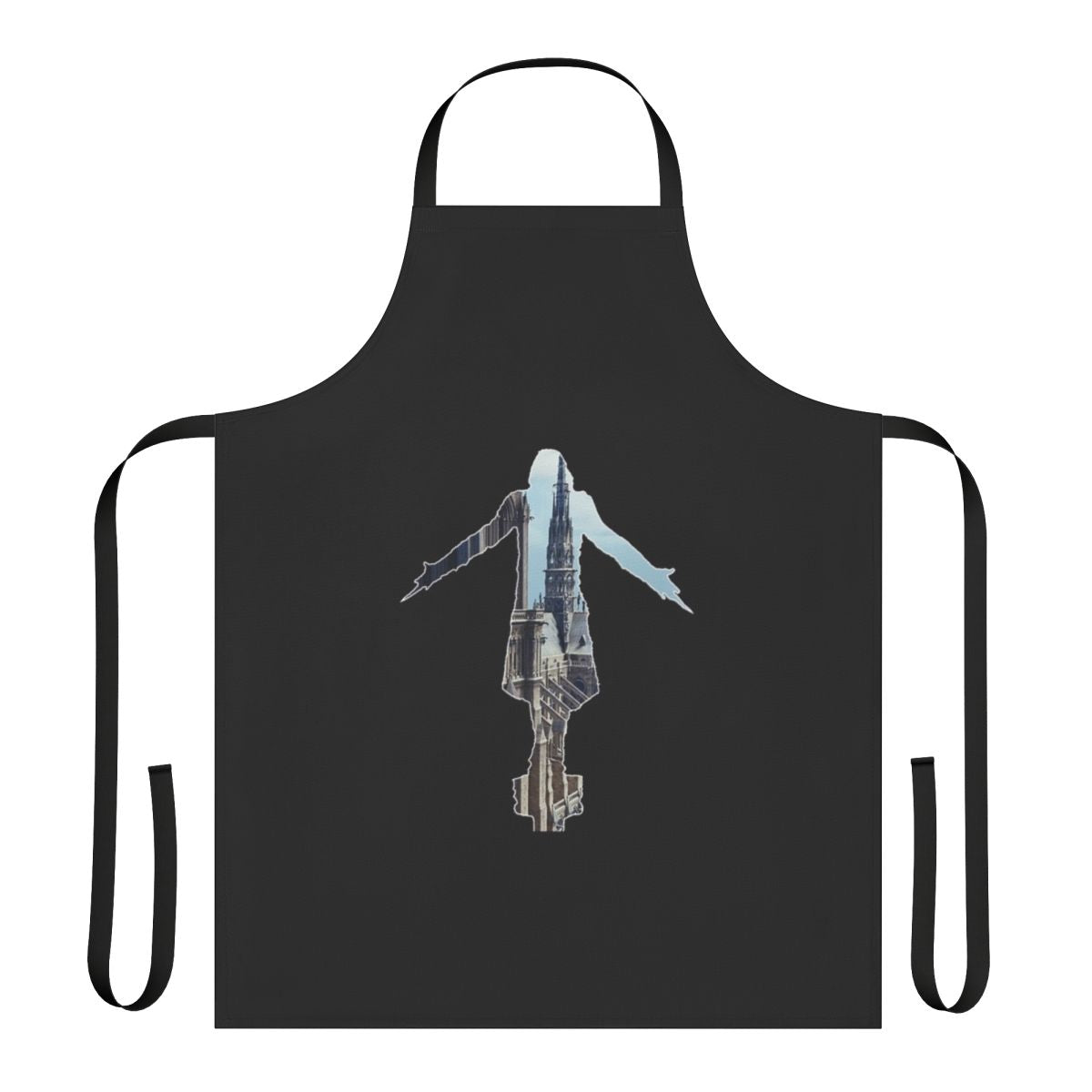 Assassins Creed-themed apron with game-inspired design