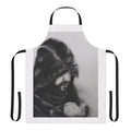 Assassins Creed inspired apron featuring a pencil drawing design