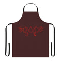 Assassin's Creed inspired red and black patterned apron