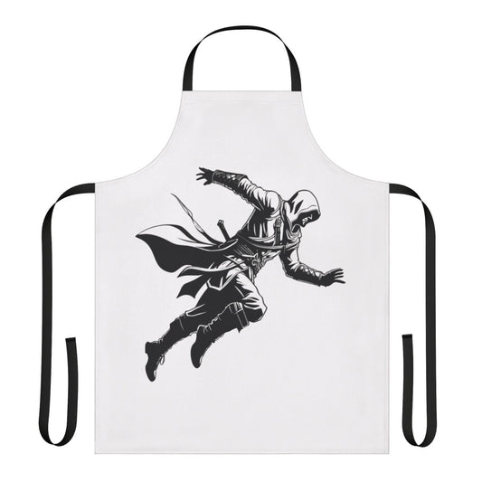 Assassins Creed-Inspired Silhouette Apron for Gamers