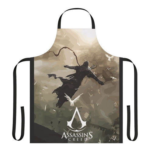 Assassin's Creed-themed apron featuring the Unity game logo and design