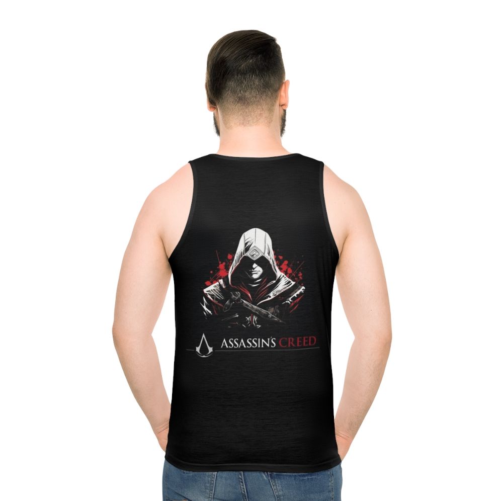 Assassin's Creed medieval warrior fan art unisex tank top