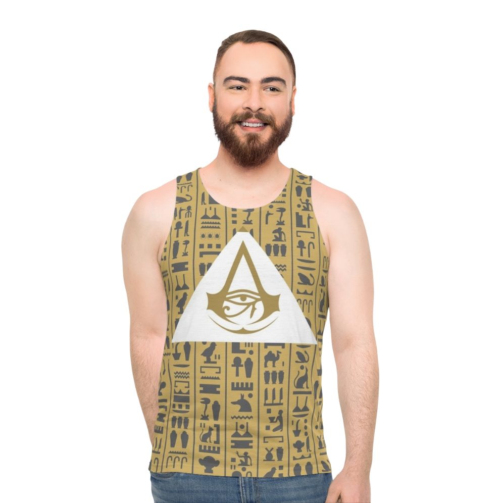 Assassins Creed Origins Giza Pyramid Unisex Tank Top