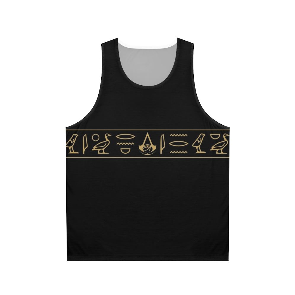 Assassin's Creed Origins Hieroglyphs Unisex Tank Top