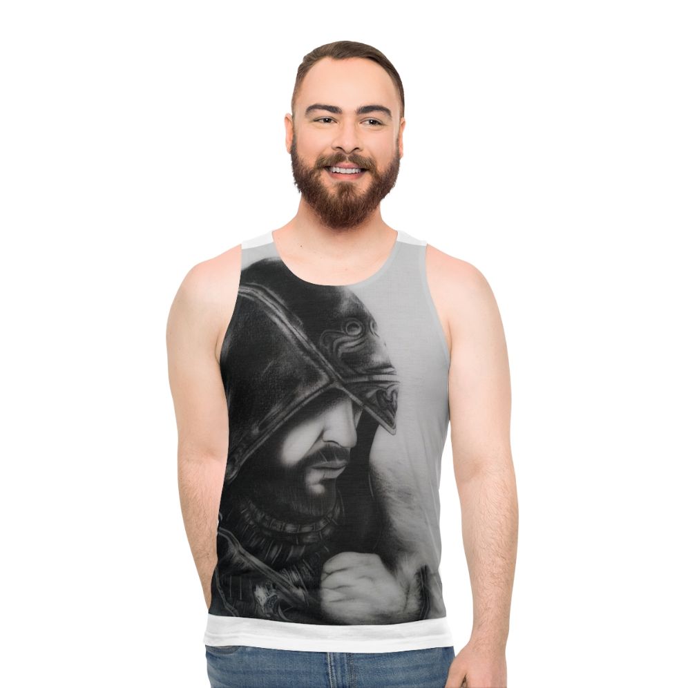 Assassin's Creed Pencil Art Unisex Tank Top