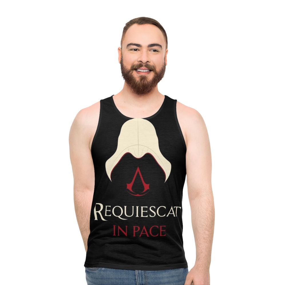 Assassins Creed Requiescat In Pace Unisex Tank Top