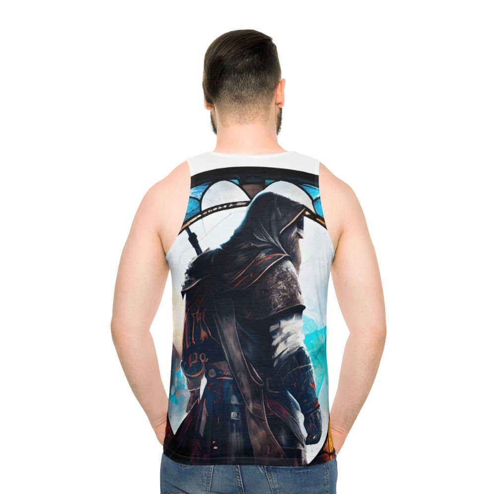 Assassin's Creed Stained Glass Unisex Tank Top