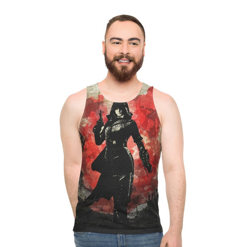 Assassin's Creed Syndicate Evie Frye Minimalist Unisex Tank Top