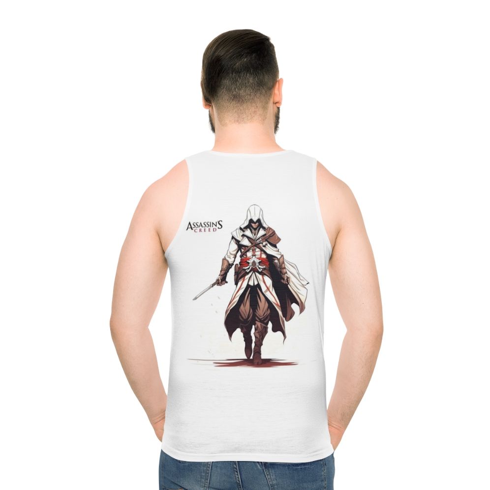 Assassin's Creed inspired unisex tank top with iconic gaming art