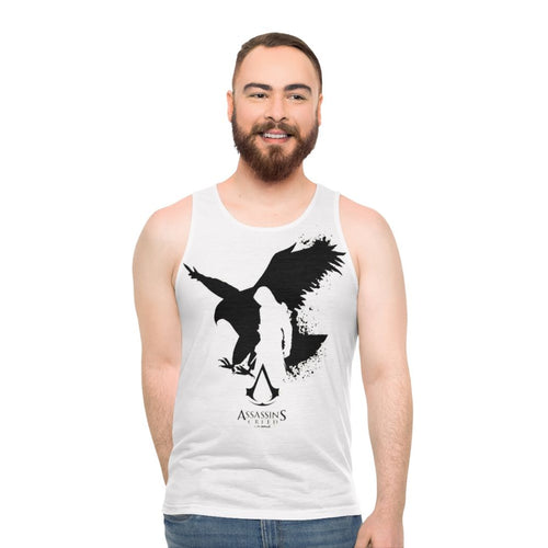 Assassin's Creed unisex tank top with game characters