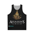 Assassin's Creed inspired unisex tank top with Egyptian-themed graphics
